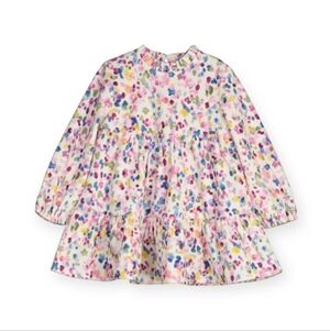 Mayoral | Multicolor Velvet Velour Peony Multi Color Dress | 36 months  EUC